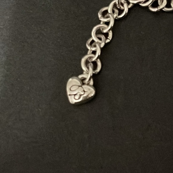 BRIGHTON TWO TONED HEART NECKLACE - Picture 6 of 6